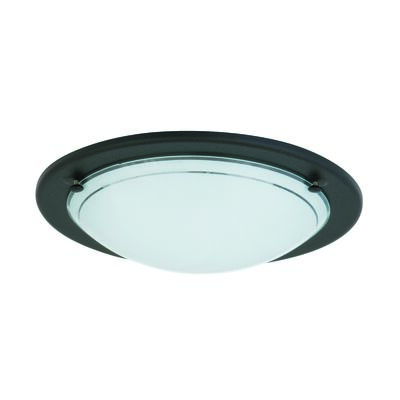 Plafoniera UFO D30 E27 1 x 60 W marmurowo-czarna
