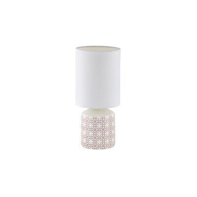 Lampka stołowa Sophie E14 1x40W biały wzór
