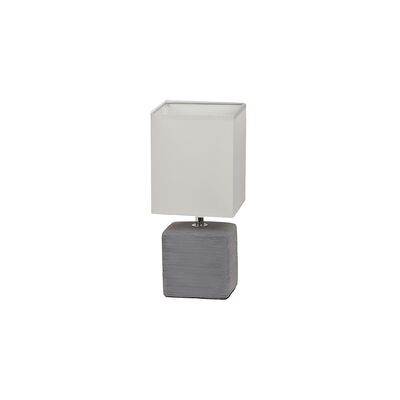 Lampka stołowa Orlando E14 1x40W popielaty
