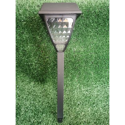 Lampa solarna 9 x 9 x 41,5 cm czarna