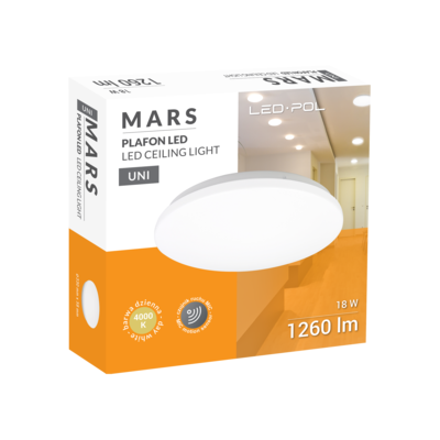 Plafon ORO-MARS-18W-DW-MIC