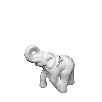 Figurka szkliwiona słoń biegnący Swarovski 9 cm Souvenire