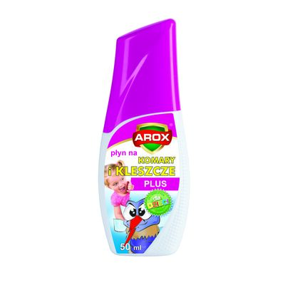 Płyn na komary i kleszcze dla dzieci 50 ml Arox