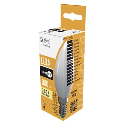Żarówka LED candle 8W E14 ciepła biel