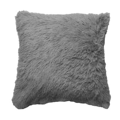 Poduszka SHAGGY 45 x 45 cm szara