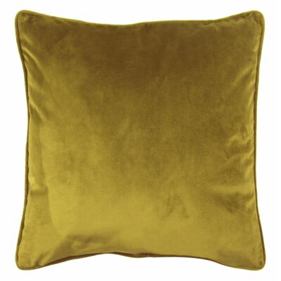 Poduszka VELVET 45 x 45 cm musztardowa
