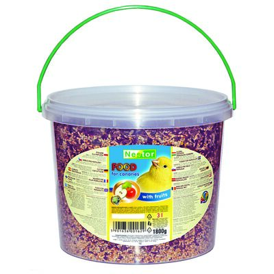 Pokarm dla kanarków owocowy – wiaderko 3000 ml Nestor