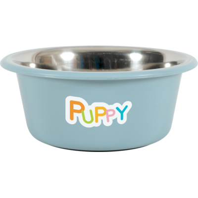 Miska plastikowa PUPPY z podstawką antypoślizgową 16,5 cm 850 ml niebieski ZOLUX