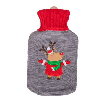 Termofor Hotsmas 1 l szary renifer