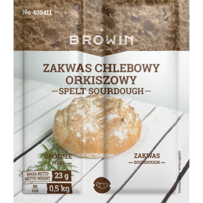 Zakwas chlebowy orkiszowy z drożdżami - 19g