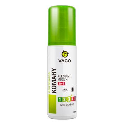Płyn na komary, kleszcze i meszki 100 ml VACO
