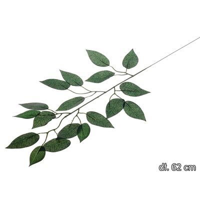 Liść fikusa gałązka 62 cm