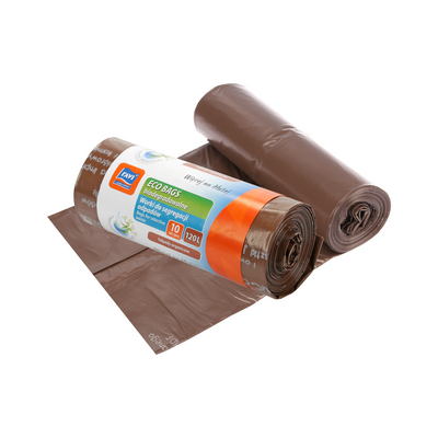 Worki do segregacji odpadów z taśmą biodegradowalne 120 l 10 sztuk Eco Bags