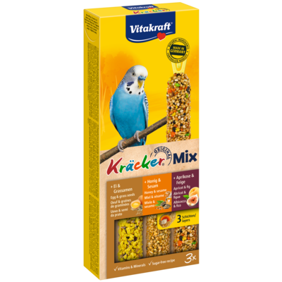 Kolba dla papugi falistej KRACKER 3szt jaj/mor/miód Vitakraft