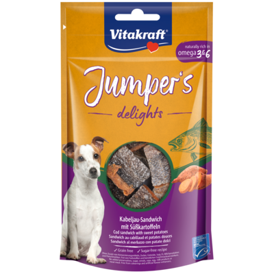 Przysmak dla psa JUMPERS DELIGHTS SANDWICH ryba 80g Vitakraft
