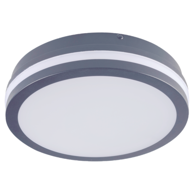 Plafon grafitowy 22 cm LED BENO