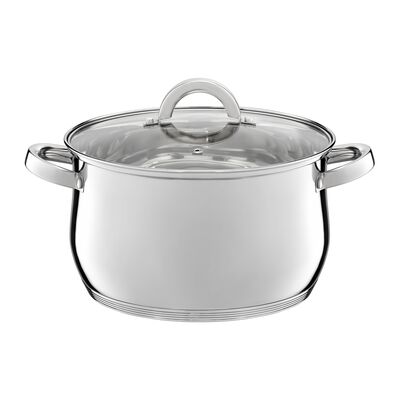 Garnek ze szklaną pokrywką BERRY 24 cm 6,1 l Ambition
