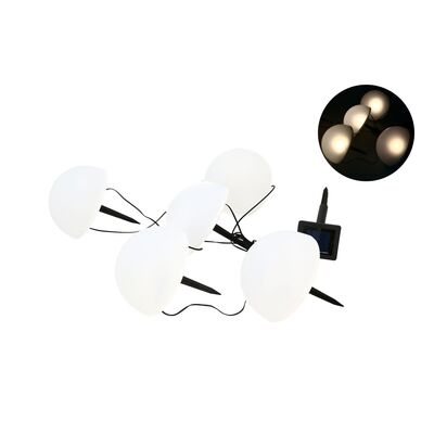 Lampa solarna 5 sztuk LED