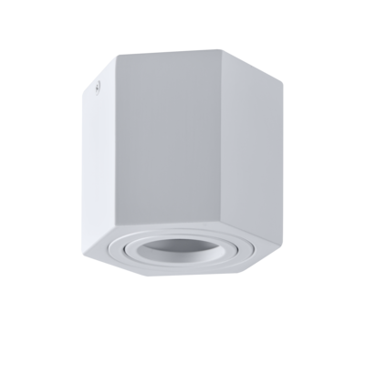 Oprawa natynkowa metalowa gran POLUX HEXAGON GU10 biała