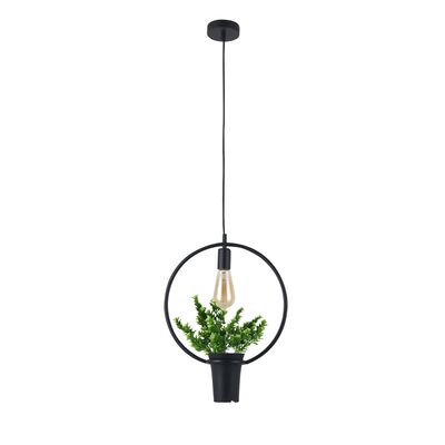 Lampa wisząca IL MIO SOREN czarna 1xE27 okrągła