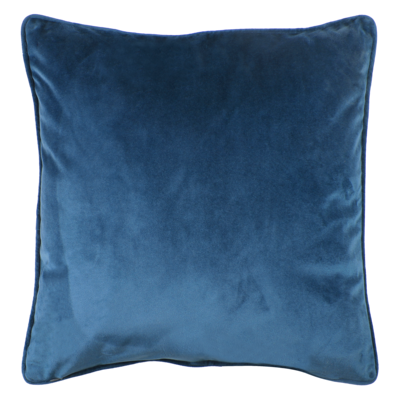 Poduszka VELVET 45 x 45 cm granatowa