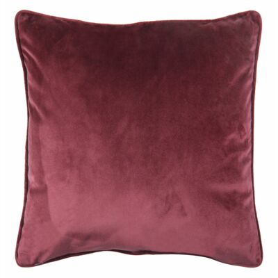 Poduszka VELVET 45 x 45 cm rubinowa