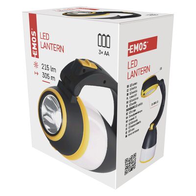 Wielofunkcyjna lampa kempingowa LED, 215 lm, 3× AA