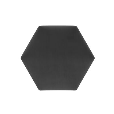 Panel tapicerowany HEXAGO PH czarny 17 x 17 cm ME31