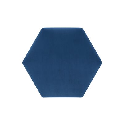 Panel tapicerowany HEXAGO PH  niebieski 17 x 17 cm ME15