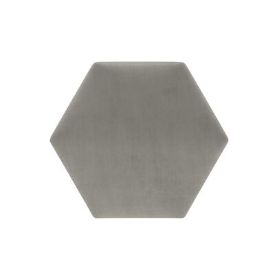 Panel tapicerowany HEXAGO PH szary 17 x 17 cm ME30