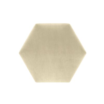 Panel tapicerowany HEXAG0 PH beżowy 17 x 17 cm ME04