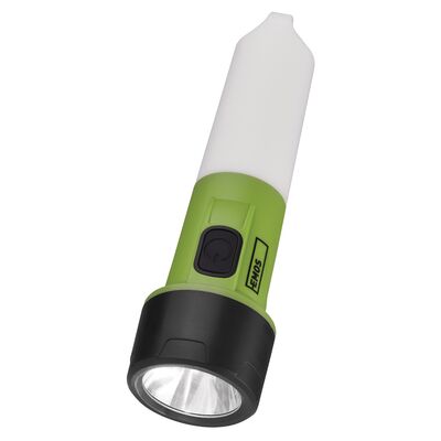 Latarka LED 1 W + 1 W plastikowa 2× AA