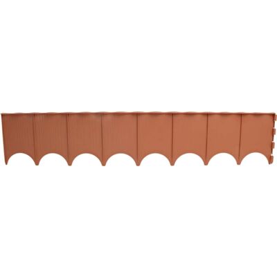 Obrzeże 59 x 11,6 cm komplet 10 sztuk jasny brąz HAGSEN