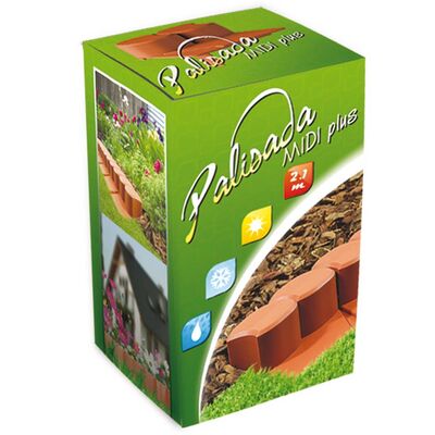 Palisada obrzeże trawnika MIDI PLUS jasny brąz