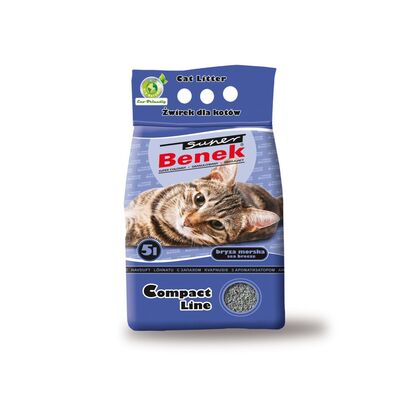Żwirek Super Benek 5 l Compact Zap.(ciem.niebieski