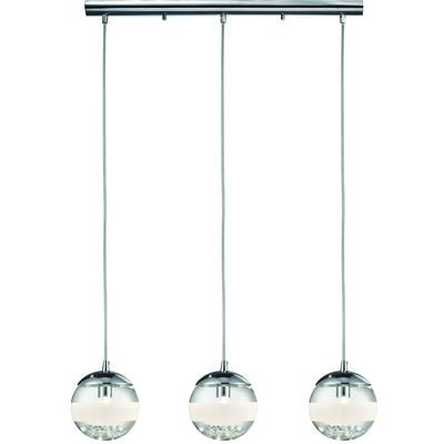 Lampa wisząca Dream 3 płomienna chrom G9