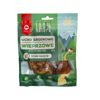 Przysmak suszony ucho środkowe 100 g Maced