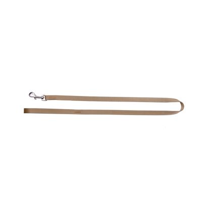 Smycz pojedyncza z taśmy PP khaki 2 x 130 cm