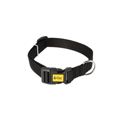 Obroża regulowana z taśmy pp 2 x 45 cm czarna
