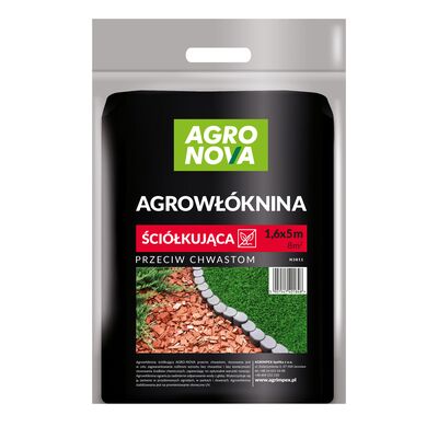 Agrowłóknina agro-nova czarna 1,6 x 5 m