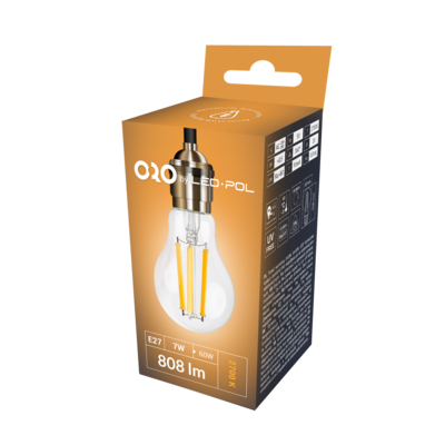 Żarówka LED ORO-E27-FL-CLARO-7W-DW