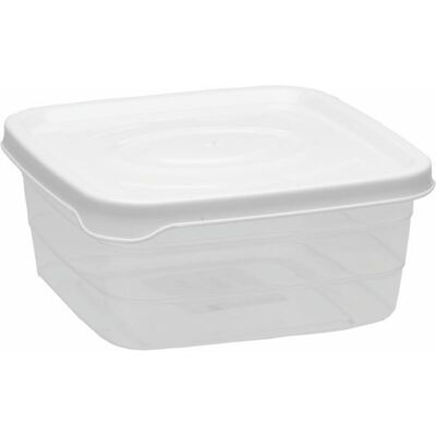Pojemnik kwadratowy Polar 1,0 l biały