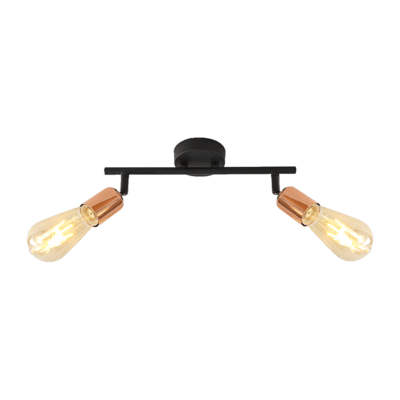 Lampa sufitowa DARIA 75561 czarny, miedziany