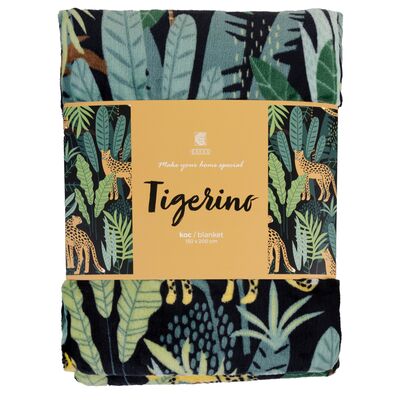 Koc Tigerino 150 x 200 cm czarny