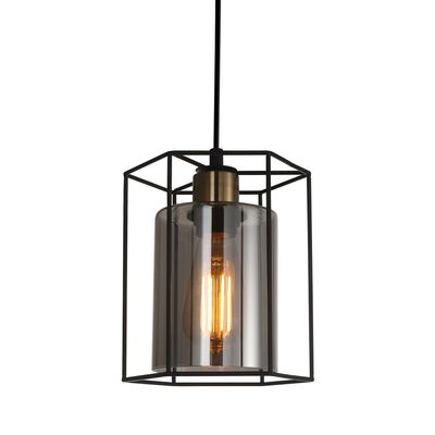 Lampa wisząca Kalula E27 czarna