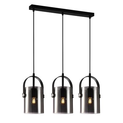 Lampa wisząca Nanesma E27 czarna
