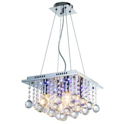 Lampa wisząca 4-płomienna Escada E14 chrom