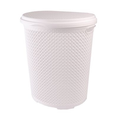 Kosz na pranie Flexy 45 l biały