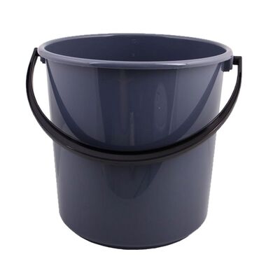 Wiadro West 10 l ciemny popiel