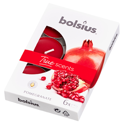 Podgrzewacz zapachowy True Scents Granat 6 sztuk Bolsius